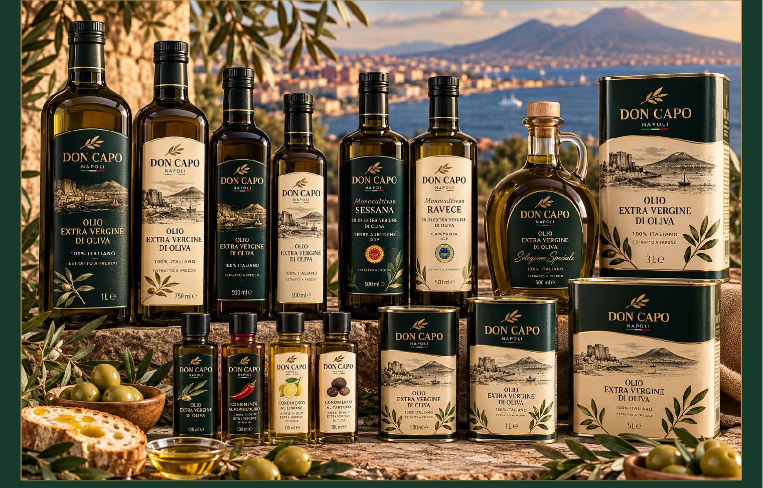 Don Capo olive oil range