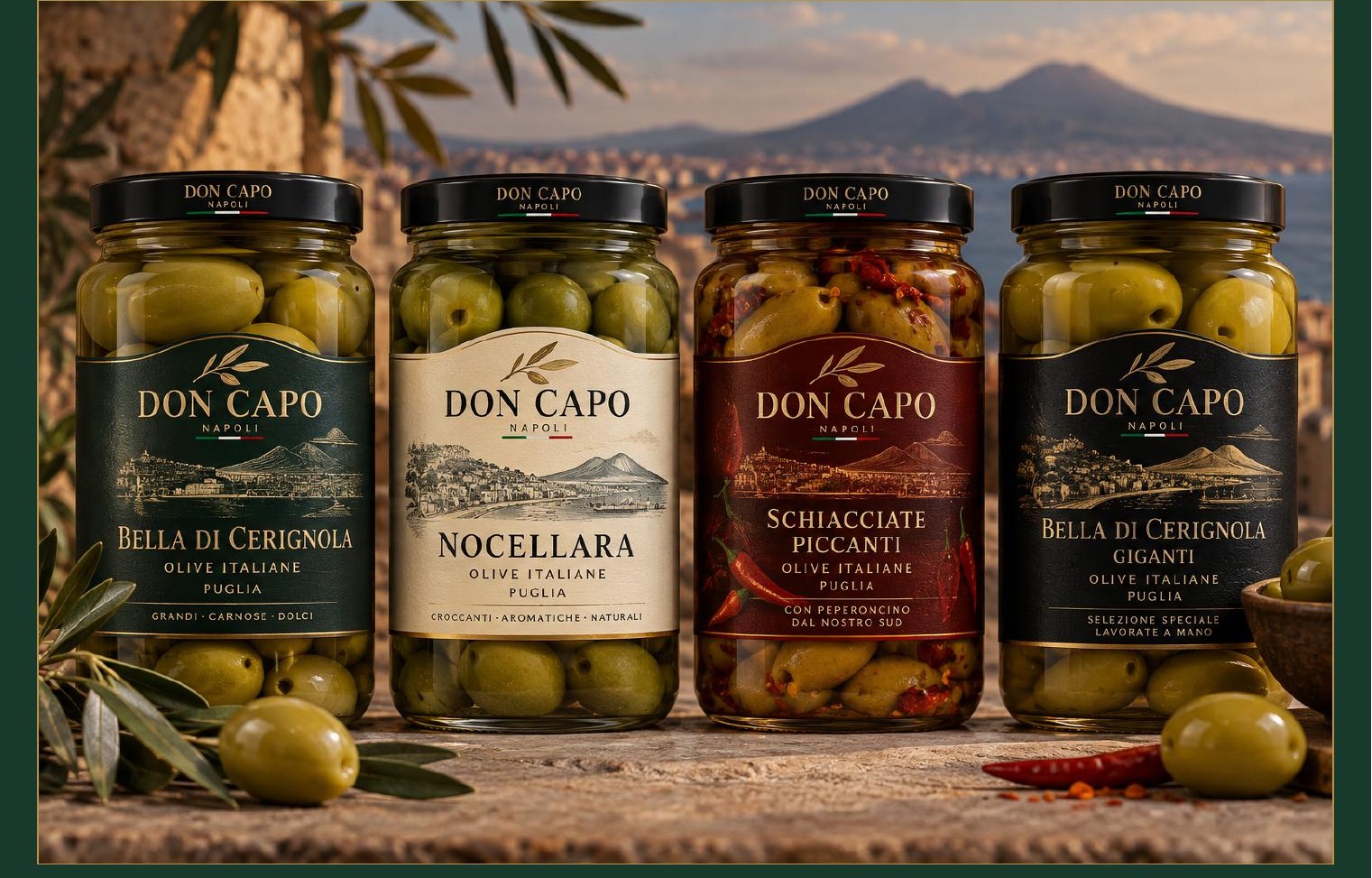 Don Capo retail olive collection